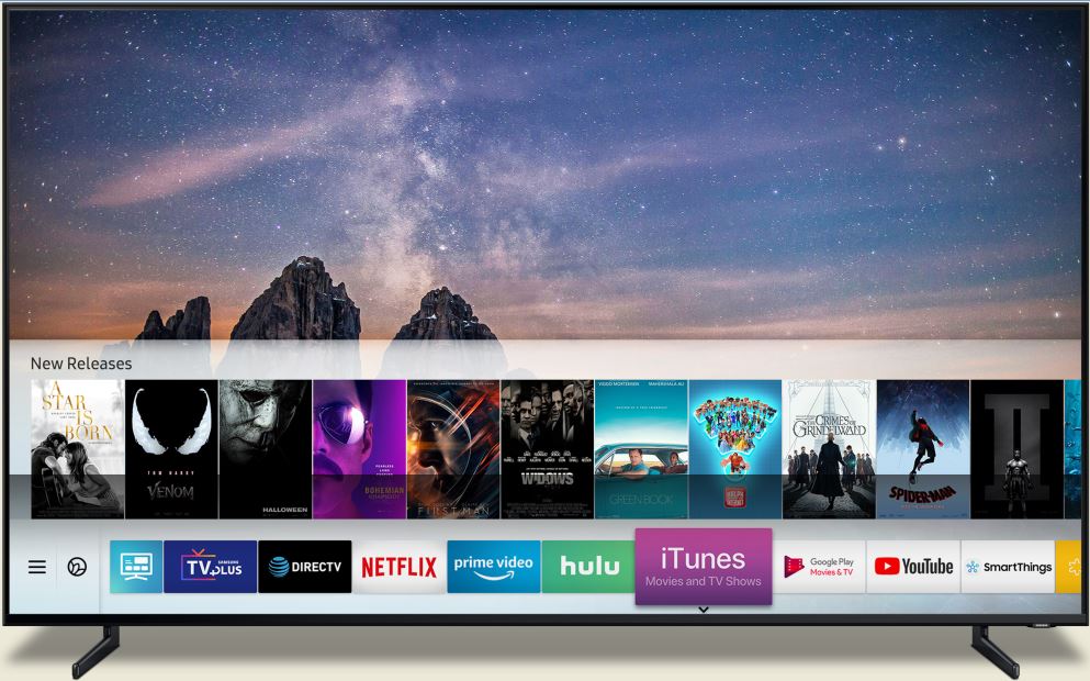 Samsung tích hợp iTunes Movies & TV Shows, hỗ trợ AirPlay 2 với smartTV Samsung từ 2019